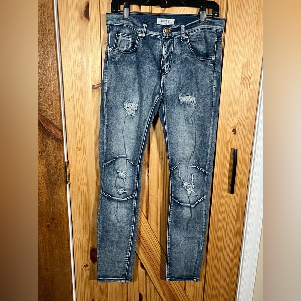 Blue Cult Denim Size 30 Women’s Denim Distressed Blue Jeans
